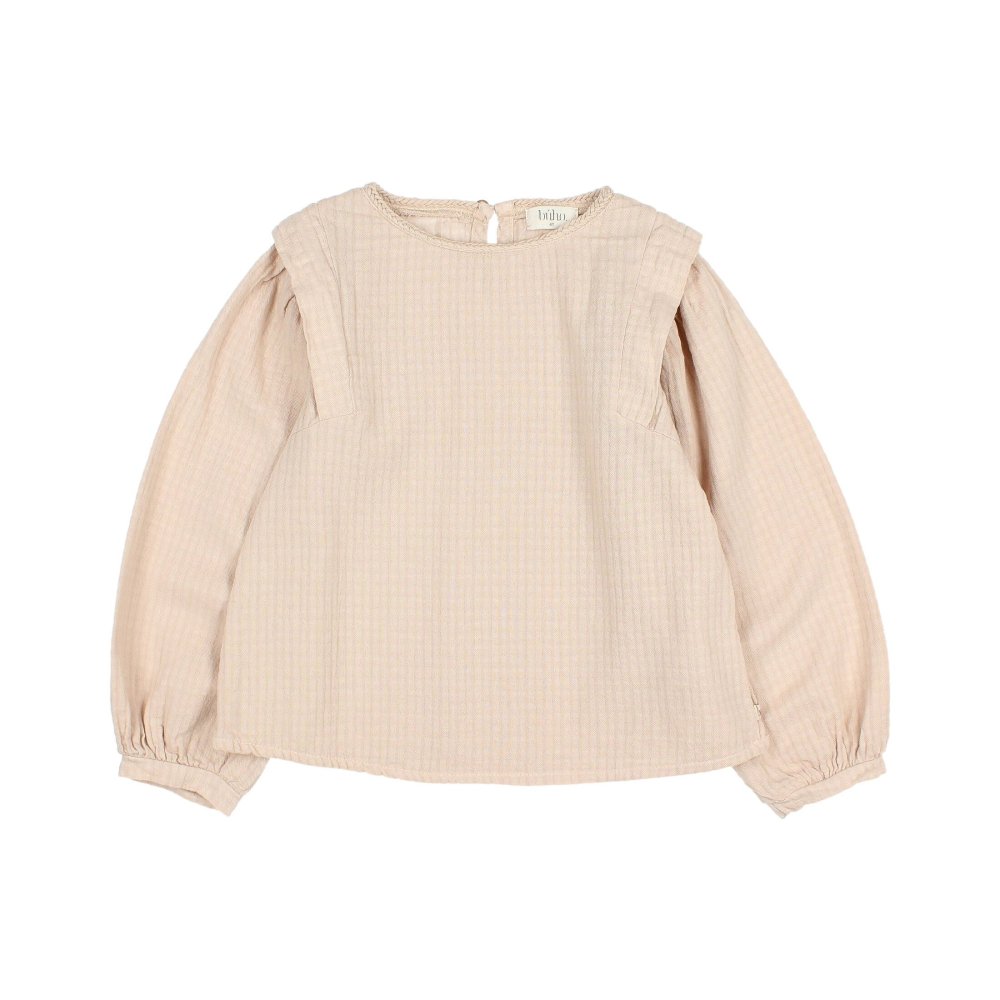 <img class='new_mark_img1' src='https://img.shop-pro.jp/img/new/icons20.gif' style='border:none;display:inline;margin:0px;padding:0px;width:auto;' />sheer check blouse - macadamia - 50%off