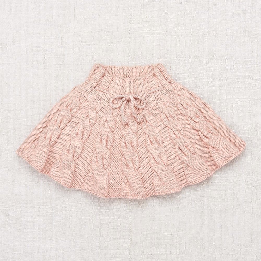 cable skating skirt - faded rose - the LITTLE STANDARD