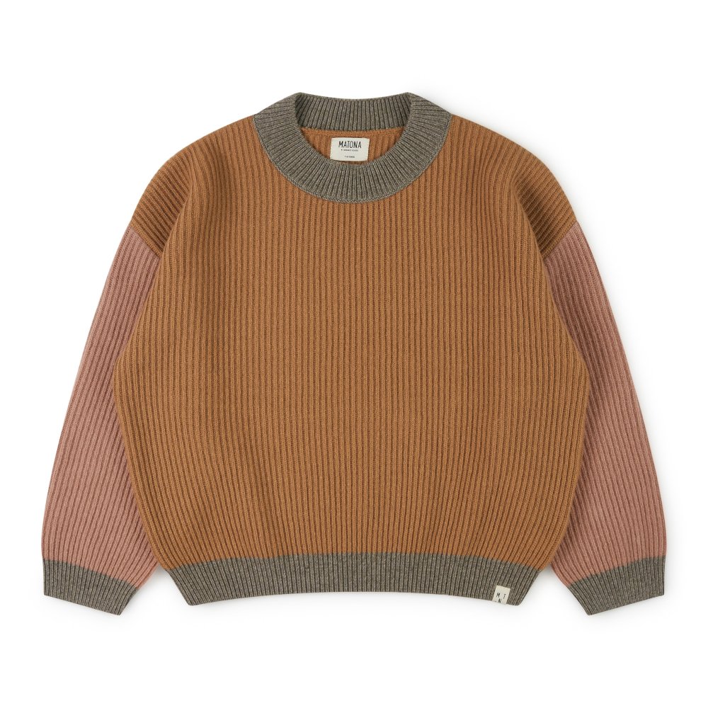 <img class='new_mark_img1' src='https://img.shop-pro.jp/img/new/icons20.gif' style='border:none;display:inline;margin:0px;padding:0px;width:auto;' />mock neck sweater - color block - 40%off