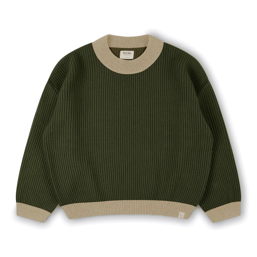 <img class='new_mark_img1' src='https://img.shop-pro.jp/img/new/icons20.gif' style='border:none;display:inline;margin:0px;padding:0px;width:auto;' />mock neck sweater - loden green - 40%off