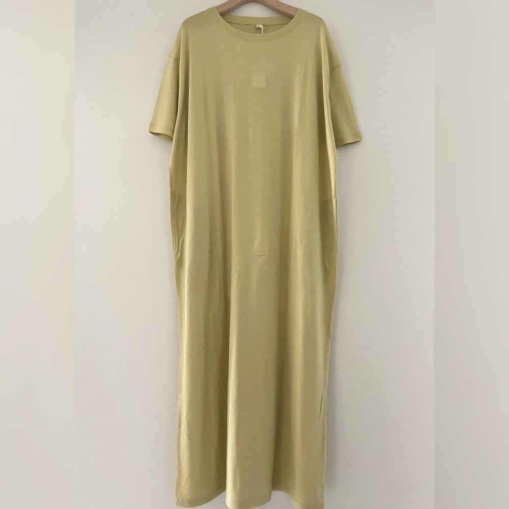 <img class='new_mark_img1' src='https://img.shop-pro.jp/img/new/icons14.gif' style='border:none;display:inline;margin:0px;padding:0px;width:auto;' />tencel cotton Dress - mimosa