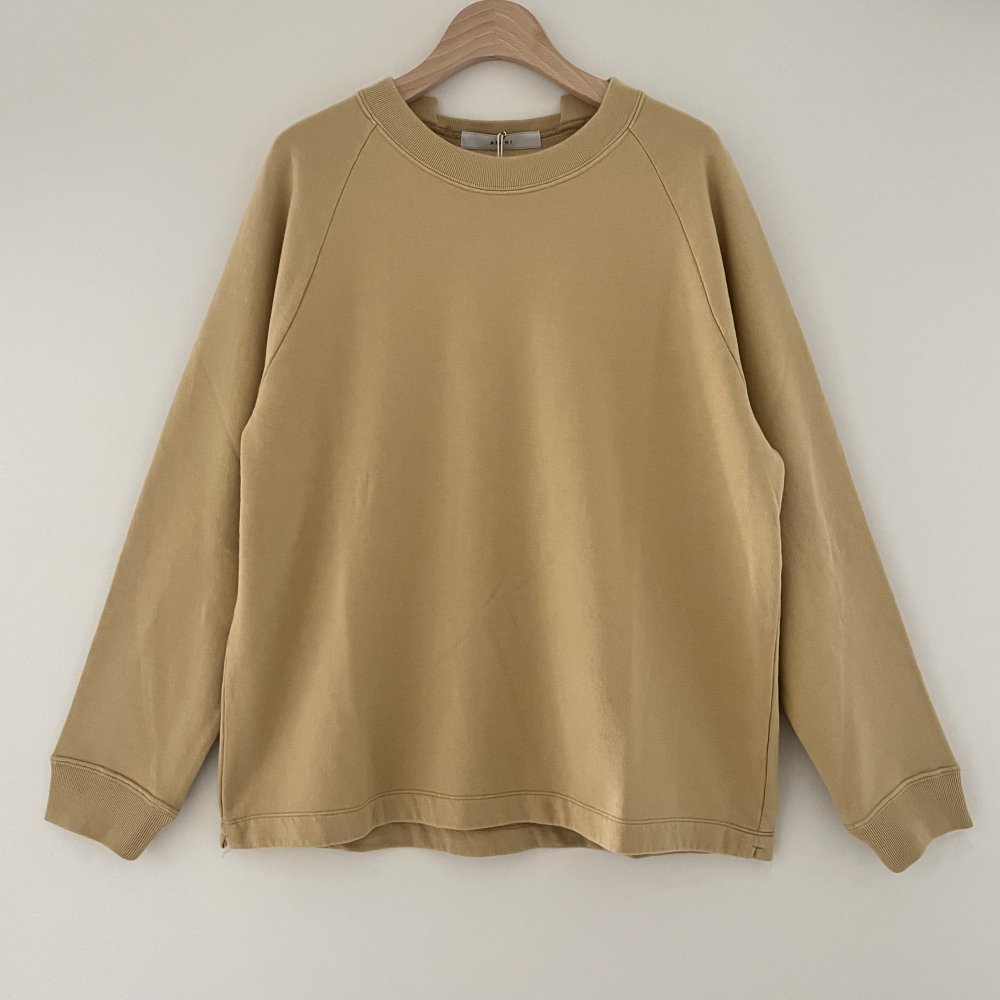 <img class='new_mark_img1' src='https://img.shop-pro.jp/img/new/icons14.gif' style='border:none;display:inline;margin:0px;padding:0px;width:auto;' />soft sweat raglan pullover - beige