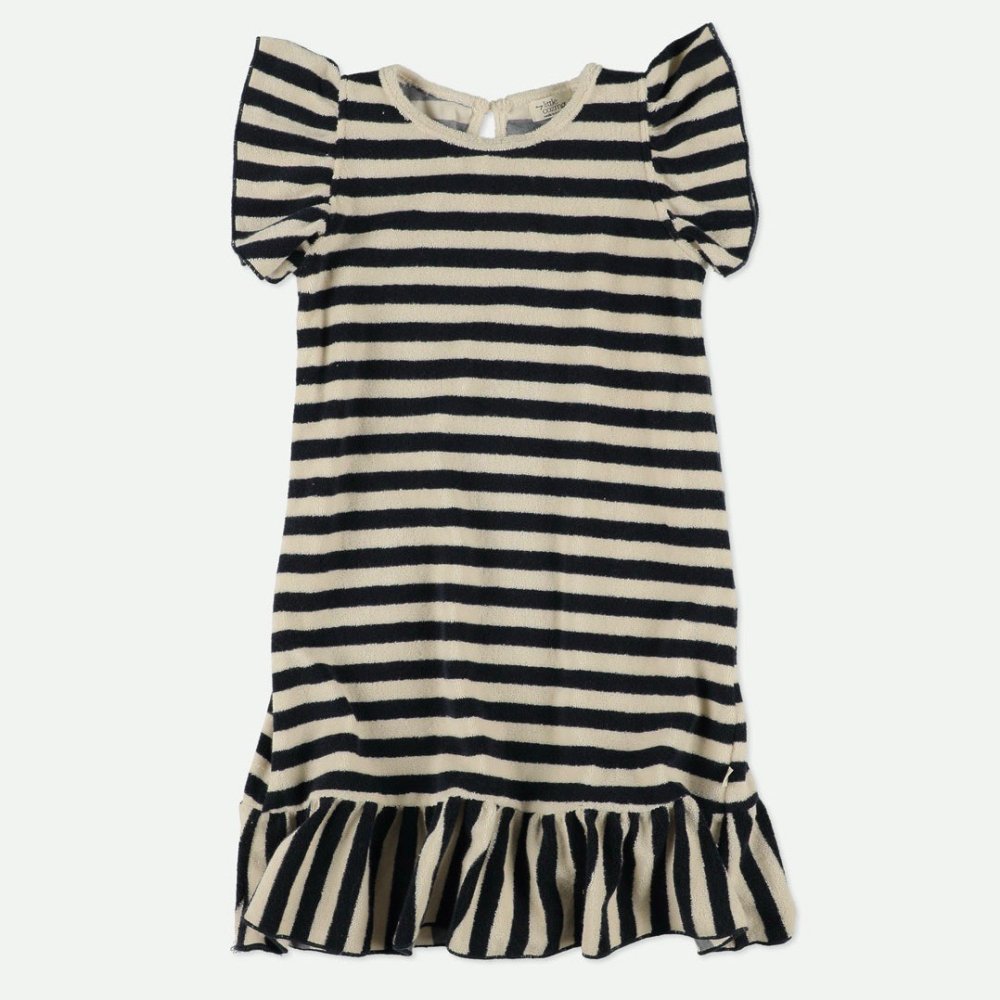 <img class='new_mark_img1' src='https://img.shop-pro.jp/img/new/icons14.gif' style='border:none;display:inline;margin:0px;padding:0px;width:auto;' />organic toweling stripes dress - navy
