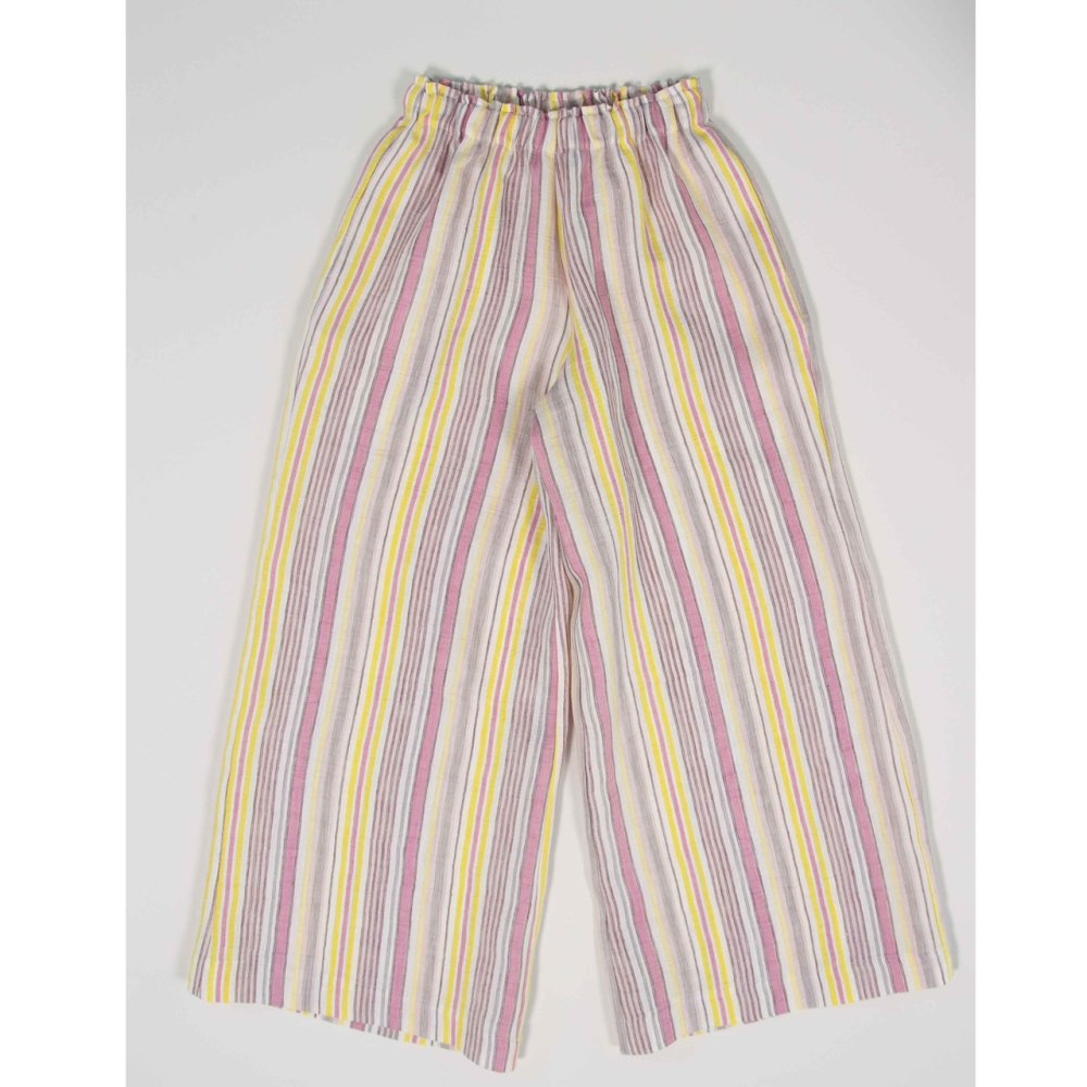 <img class='new_mark_img1' src='https://img.shop-pro.jp/img/new/icons14.gif' style='border:none;display:inline;margin:0px;padding:0px;width:auto;' />striped wide trousers - multicolor stripes