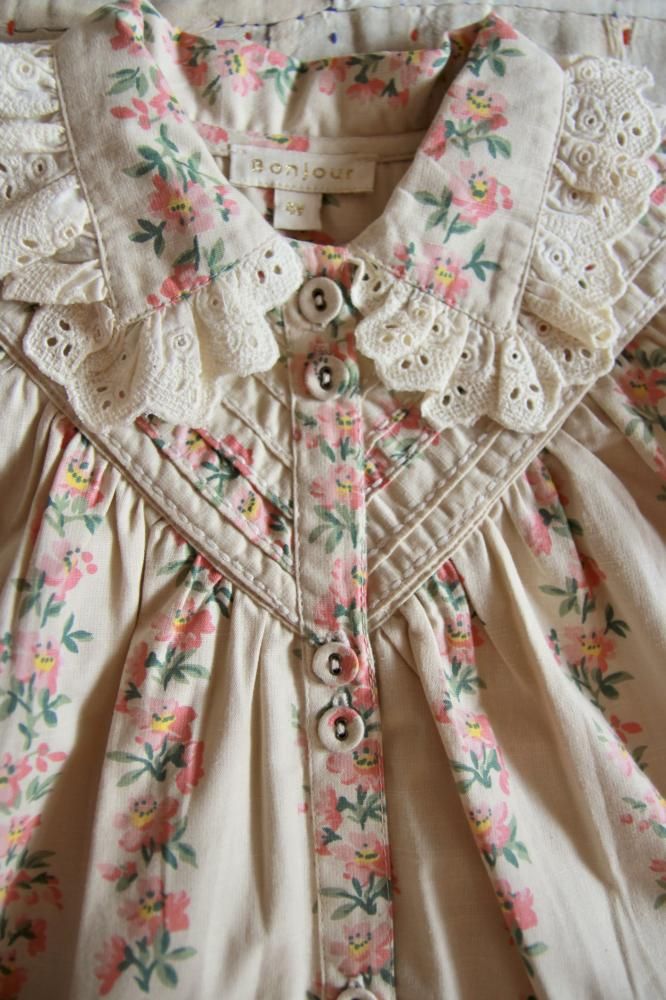 iris blouse - frandole stripes flower - 50%off - the LITTLE STANDARD