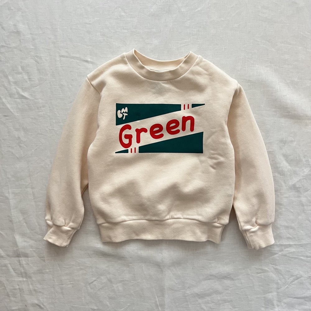 <img class='new_mark_img1' src='https://img.shop-pro.jp/img/new/icons14.gif' style='border:none;display:inline;margin:0px;padding:0px;width:auto;' />sweat shirts green school flag - fog