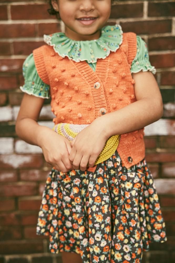 スカート Misha&Puff Rickrack Circle Skirt  5y Rickrack Circle Skirt – Misha & Puff