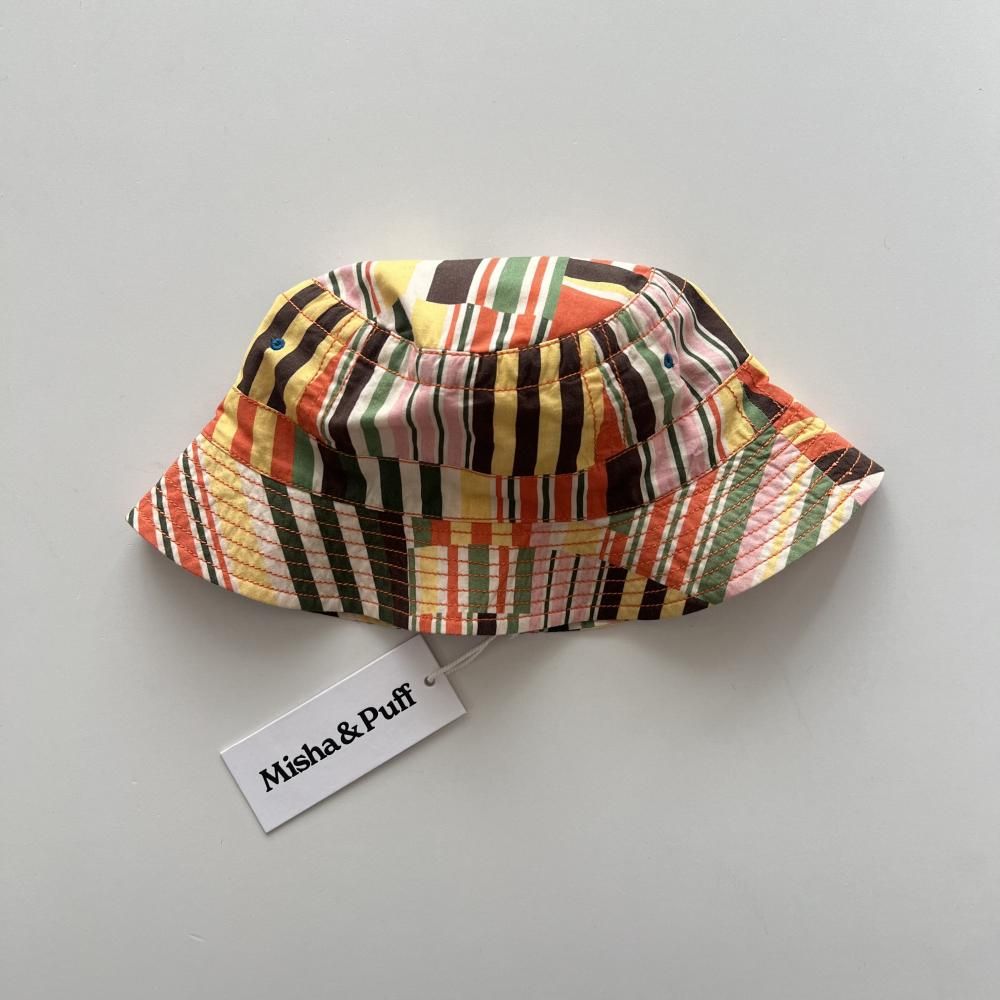 <img class='new_mark_img1' src='https://img.shop-pro.jp/img/new/icons14.gif' style='border:none;display:inline;margin:0px;padding:0px;width:auto;' />bucket hat - gambaretto hodgepodge stripe