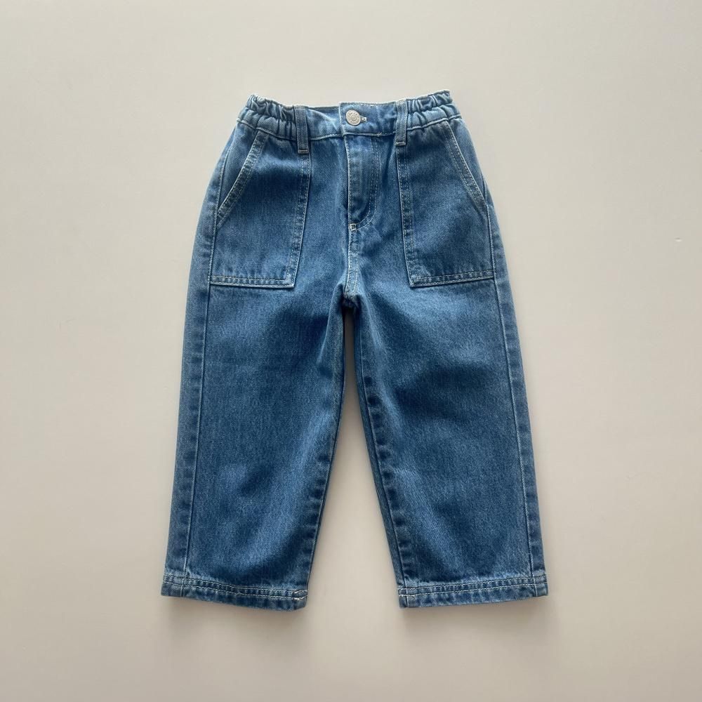 <img class='new_mark_img1' src='https://img.shop-pro.jp/img/new/icons14.gif' style='border:none;display:inline;margin:0px;padding:0px;width:auto;' />Meganisi pants - mid blue denim