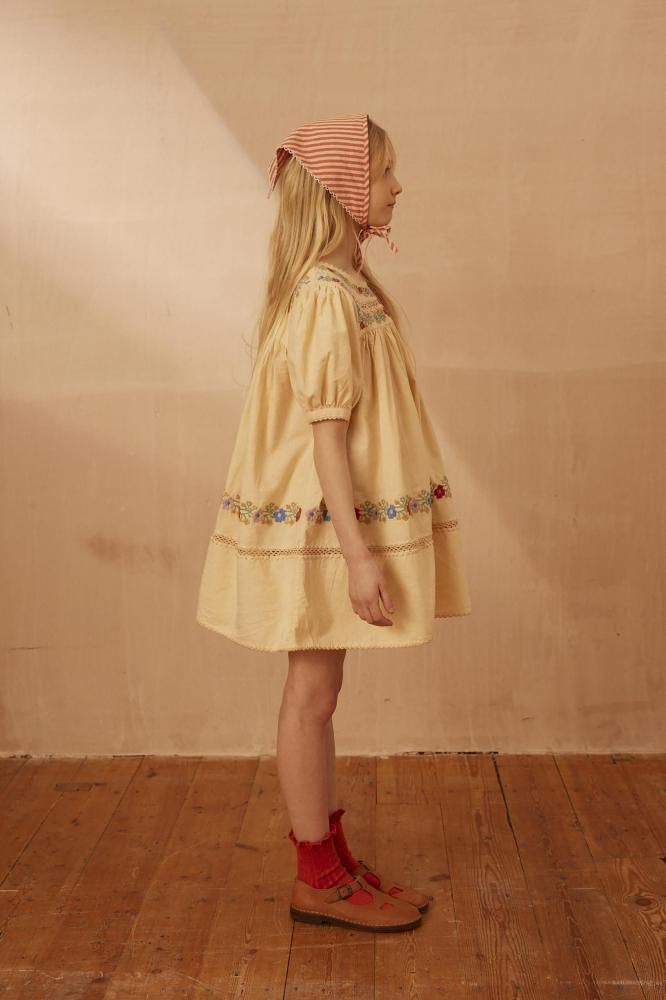 【新品未使用】apolina pasty dress アポリナ pasty dress - milk - the LITTLE STANDARD