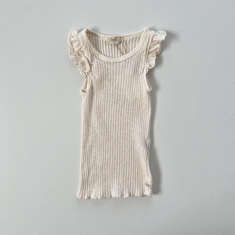 <img class='new_mark_img1' src='https://img.shop-pro.jp/img/new/icons14.gif' style='border:none;display:inline;margin:0px;padding:0px;width:auto;' />rib ruffle T-shirt - ivory