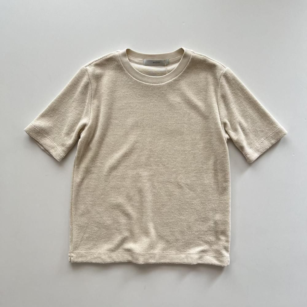 <img class='new_mark_img1' src='https://img.shop-pro.jp/img/new/icons14.gif' style='border:none;display:inline;margin:0px;padding:0px;width:auto;' />cotton pile tee - natural