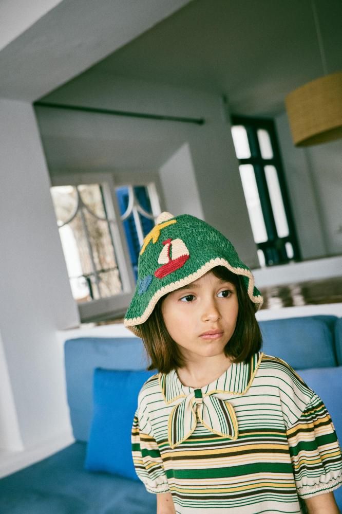 junior scout dress - lawn patio stripe - 20%off - the LITTLE