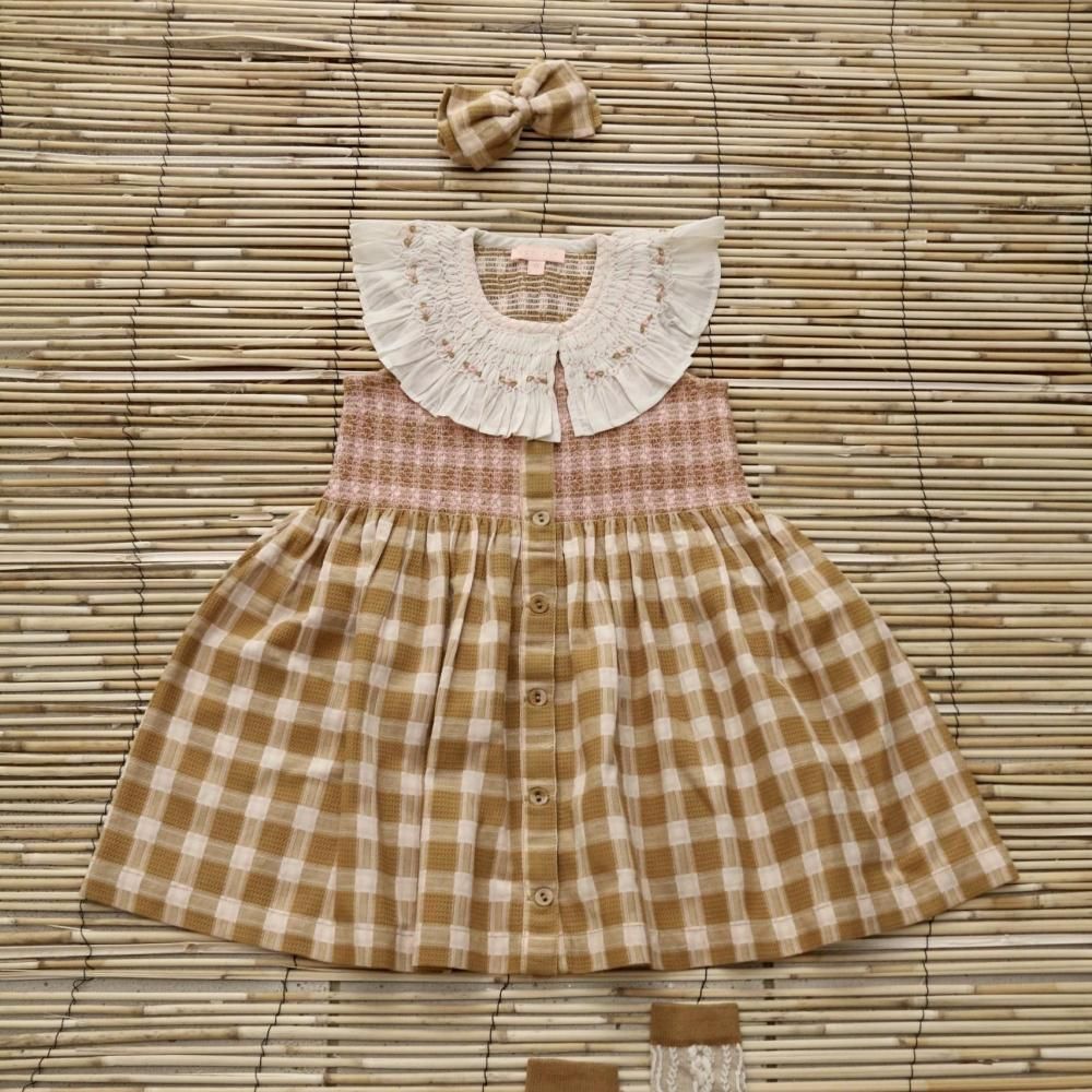 <img class='new_mark_img1' src='https://img.shop-pro.jp/img/new/icons14.gif' style='border:none;display:inline;margin:0px;padding:0px;width:auto;' />5/8 22:00 ȯ䳫ϡibiza top + hairclip - caramel honeycomb check