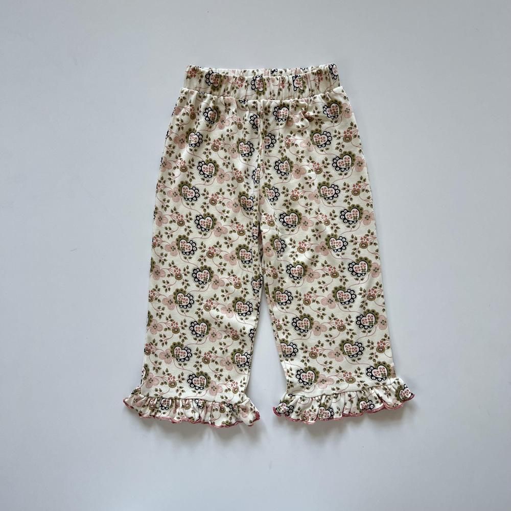 <img class='new_mark_img1' src='https://img.shop-pro.jp/img/new/icons14.gif' style='border:none;display:inline;margin:0px;padding:0px;width:auto;' />ruffle pedal pusher - sugar calico hearts