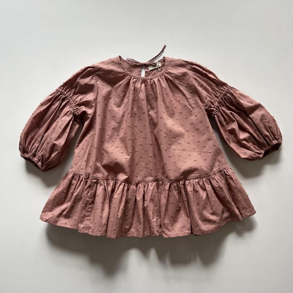 dot mini dress - pink - the LITTLE STANDARD