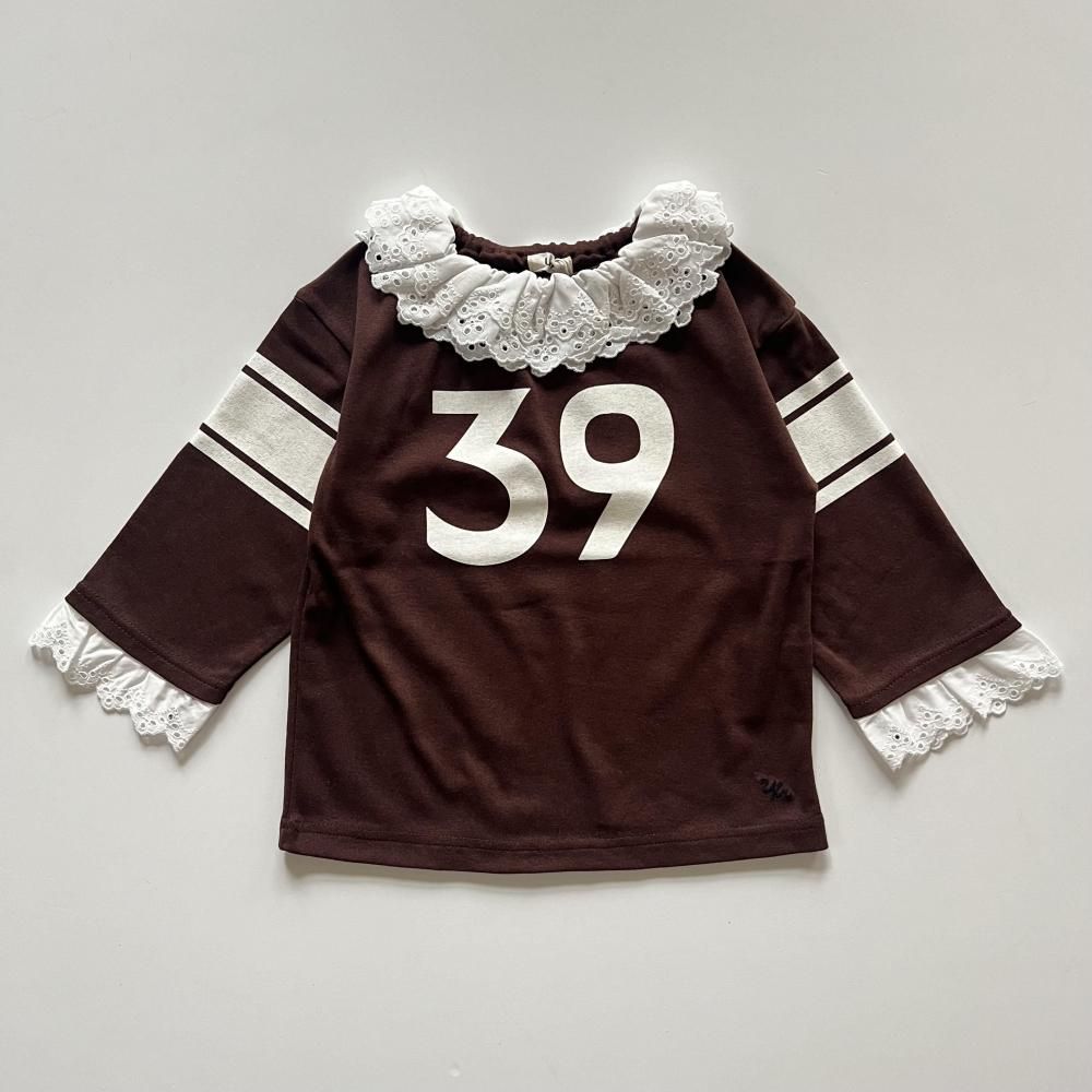 <img class='new_mark_img1' src='https://img.shop-pro.jp/img/new/icons14.gif' style='border:none;display:inline;margin:0px;padding:0px;width:auto;' />numbering tee - brown