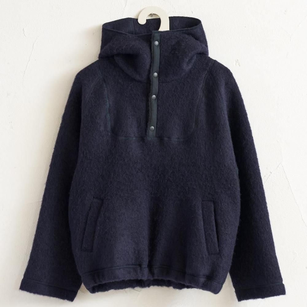 <img class='new_mark_img1' src='https://img.shop-pro.jp/img/new/icons14.gif' style='border:none;display:inline;margin:0px;padding:0px;width:auto;' />wool shaggy hoodie - navy