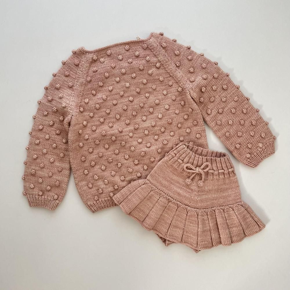rosette 2y ミーシャアンドパフ ポップコーンブルマ MISHA & PUFF Popcorn SHORTS Bloomer Rosette - SEN_TO_SENCE