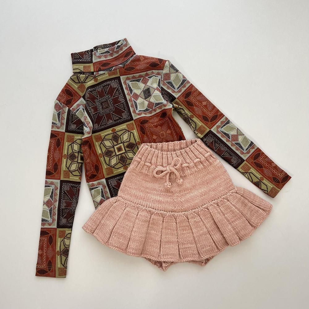 misha&puff■Skating Pond Skirt■Faded Skating Pond Skirt in Blue Smoke by Misha & Puff – Junior Edition