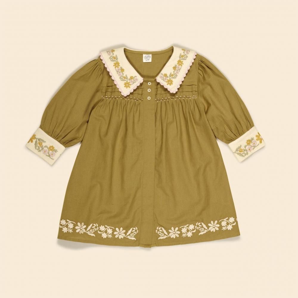 <img class='new_mark_img1' src='https://img.shop-pro.jp/img/new/icons14.gif' style='border:none;display:inline;margin:0px;padding:0px;width:auto;' />bette dress - dried moss