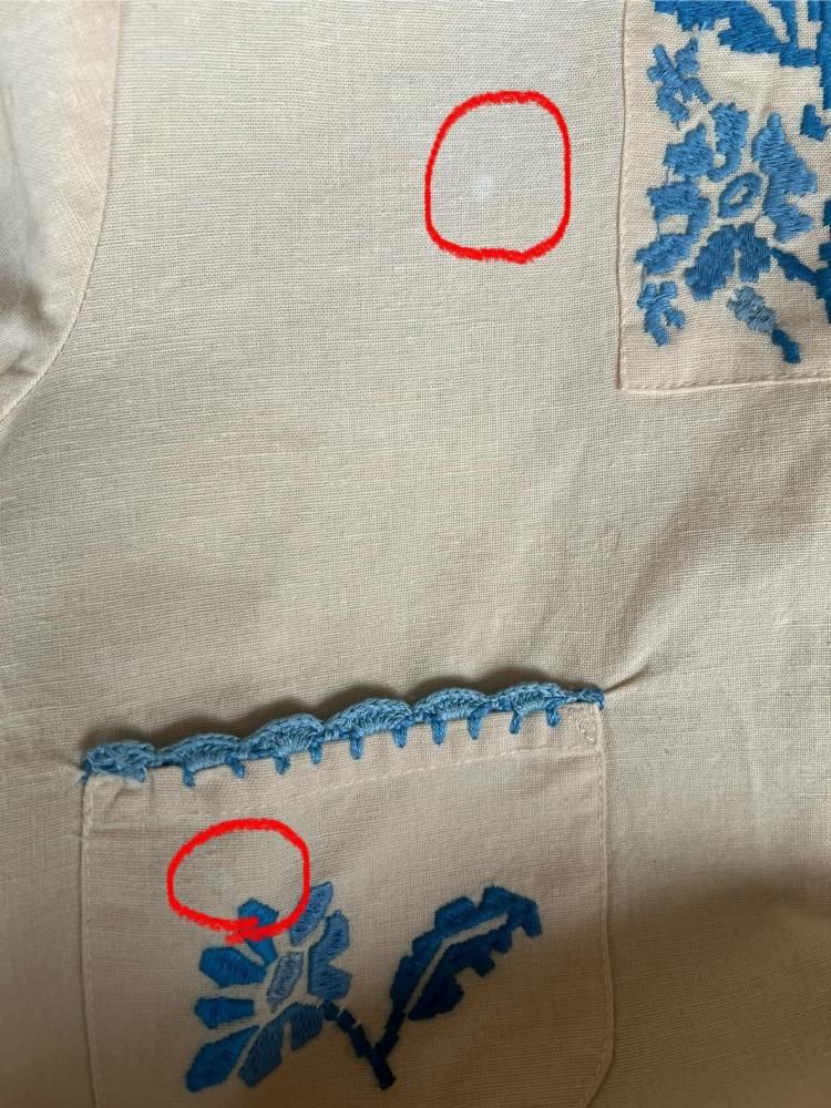 Apolina☆Dusty Blouse - Cashew☆3-5y 子供服 刺繍 ワンポイント