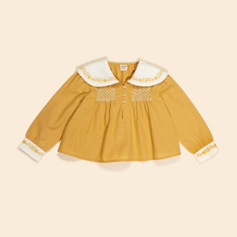 <img class='new_mark_img1' src='https://img.shop-pro.jp/img/new/icons14.gif' style='border:none;display:inline;margin:0px;padding:0px;width:auto;' />June blouse - honey