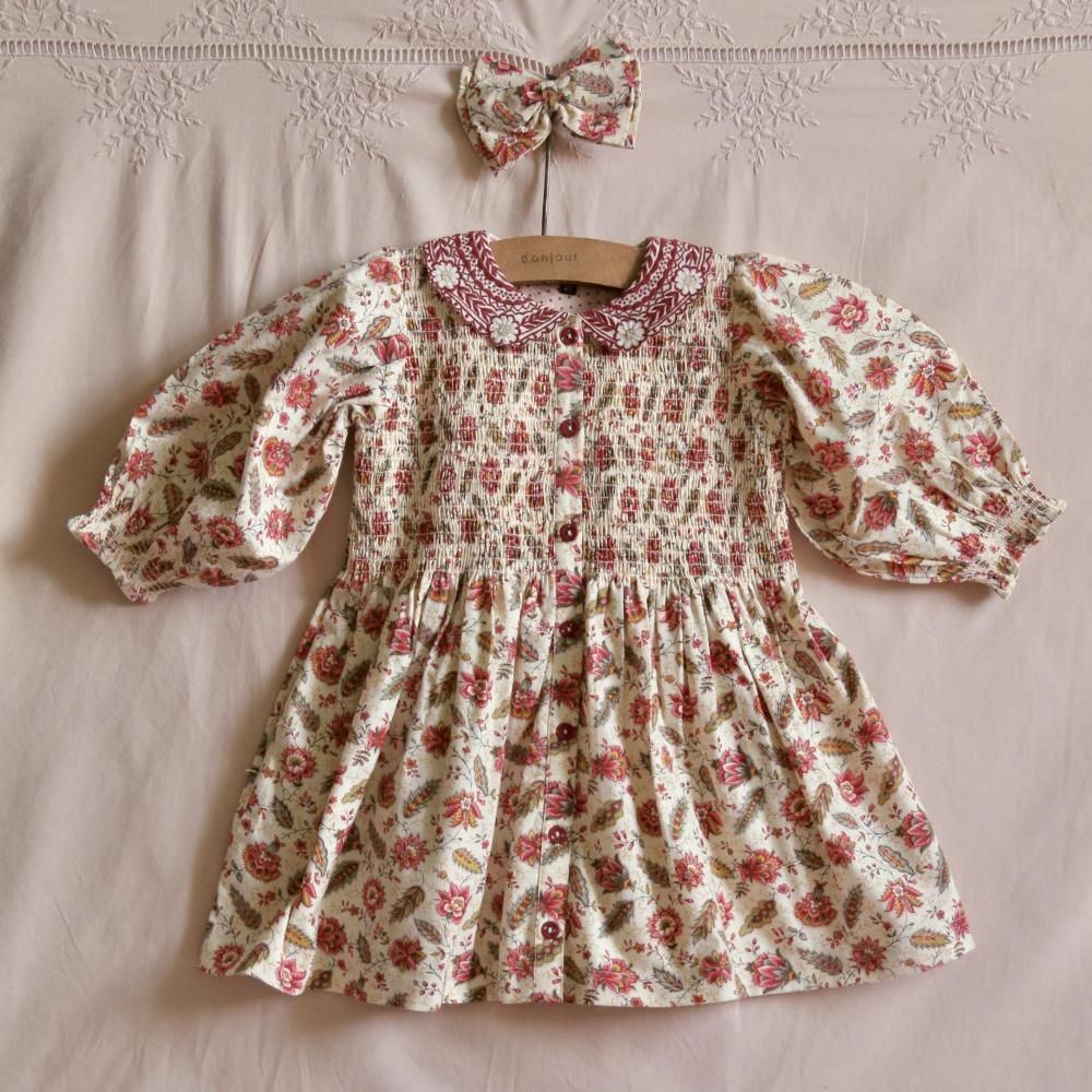 <img class='new_mark_img1' src='https://img.shop-pro.jp/img/new/icons14.gif' style='border:none;display:inline;margin:0px;padding:0px;width:auto;' />tunique with hair clip - aline print