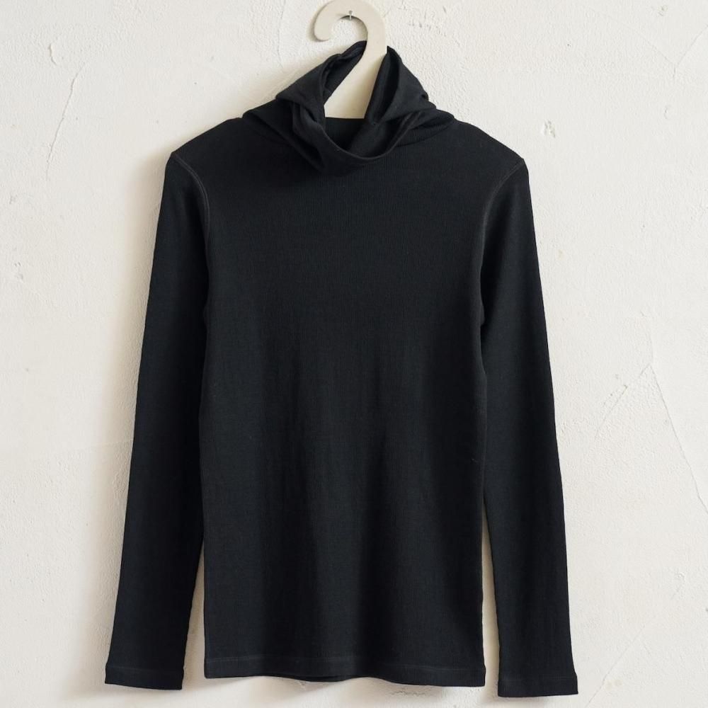 <img class='new_mark_img1' src='https://img.shop-pro.jp/img/new/icons14.gif' style='border:none;display:inline;margin:0px;padding:0px;width:auto;' />washable wool hoodie - black