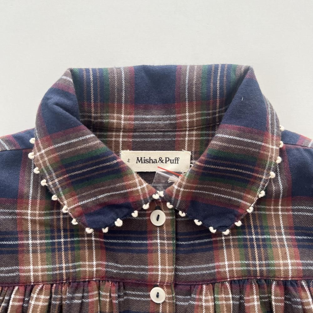 10/30 23:00発売開始】ingrid dress - ink plaid - the LITTLE STANDARD