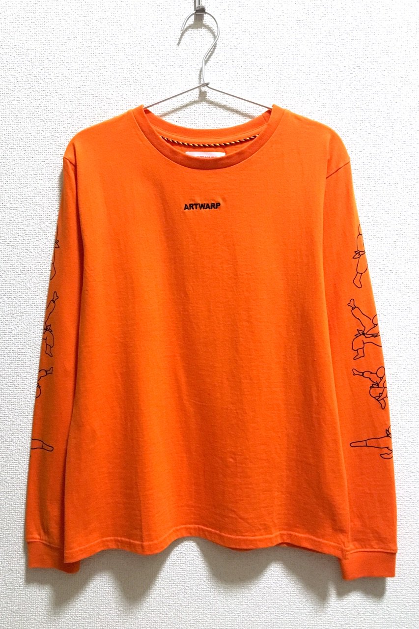 KUNG-FU SLEEVE  LONG-T  ORG / BK / WH 