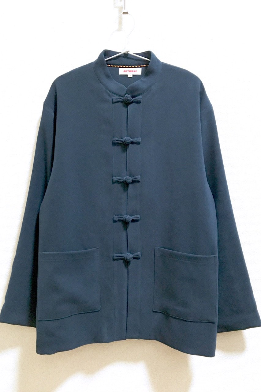 CHINA BUTTON JACKET<br />BL / BK / BR <img class='new_mark_img2' src='https://img.shop-pro.jp/img/new/icons15.gif' style='border:none;display:inline;margin:0px;padding:0px;width:auto;' />