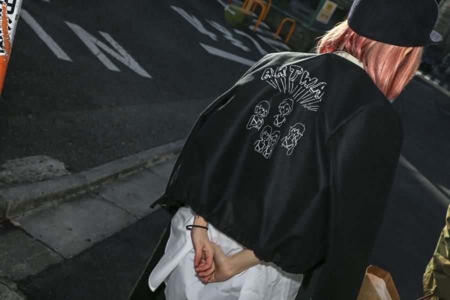 LOGO BLOUSON -BLACK- - ARTWARP