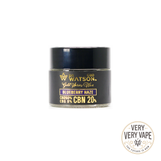 DR WATSON Gold Series WAX <br>Blueberry Haze WAX<br>ĶǻCBD CBN CBG