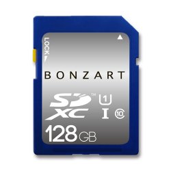 BONZART SDXCカード<br>128GB CLASS10 UHS-I