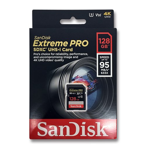 SANDISK SDXC 128GB EXTREME PRO 95MB/s
