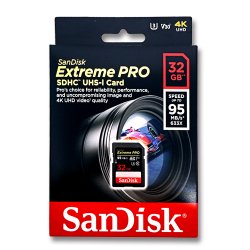 SDカード 32GB CLASS10 UHS-I U3<br>SanDisk サンディスク<br>SDHC 32ギガ 95MB/s 633X<br>海外パッケージ (メール便対応）