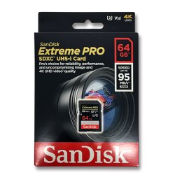 SDカード 64GB CLASS10 UHS-I U3<br>SanDisk サンディスク<br>SDXC 64ギガ 95MB/s 633X<br>海外パッケージ (メール便対応）