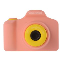 トイカメラ<br>VisionKids HappiCAMU ピンク<br>1500万画素