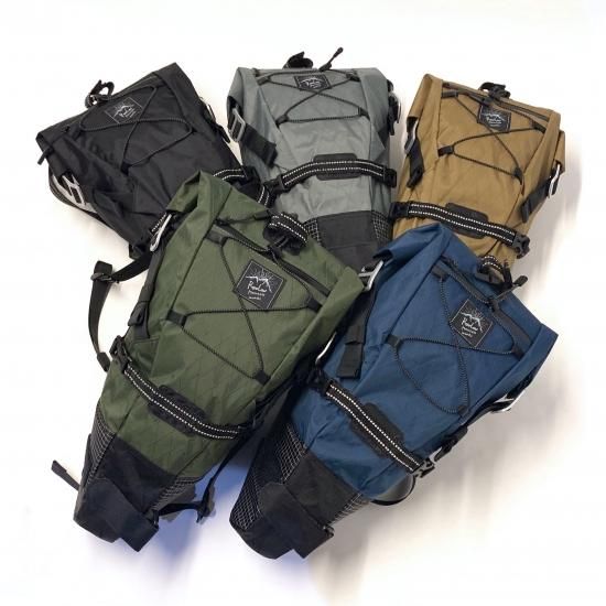 RawLow Mountain Works｜Bike'n Hike Post Bag X-pac｜CLAMP