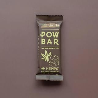 The POW BAR / NATURAL ENERGY BAR / HEMPS PROTEIN BROWNIE