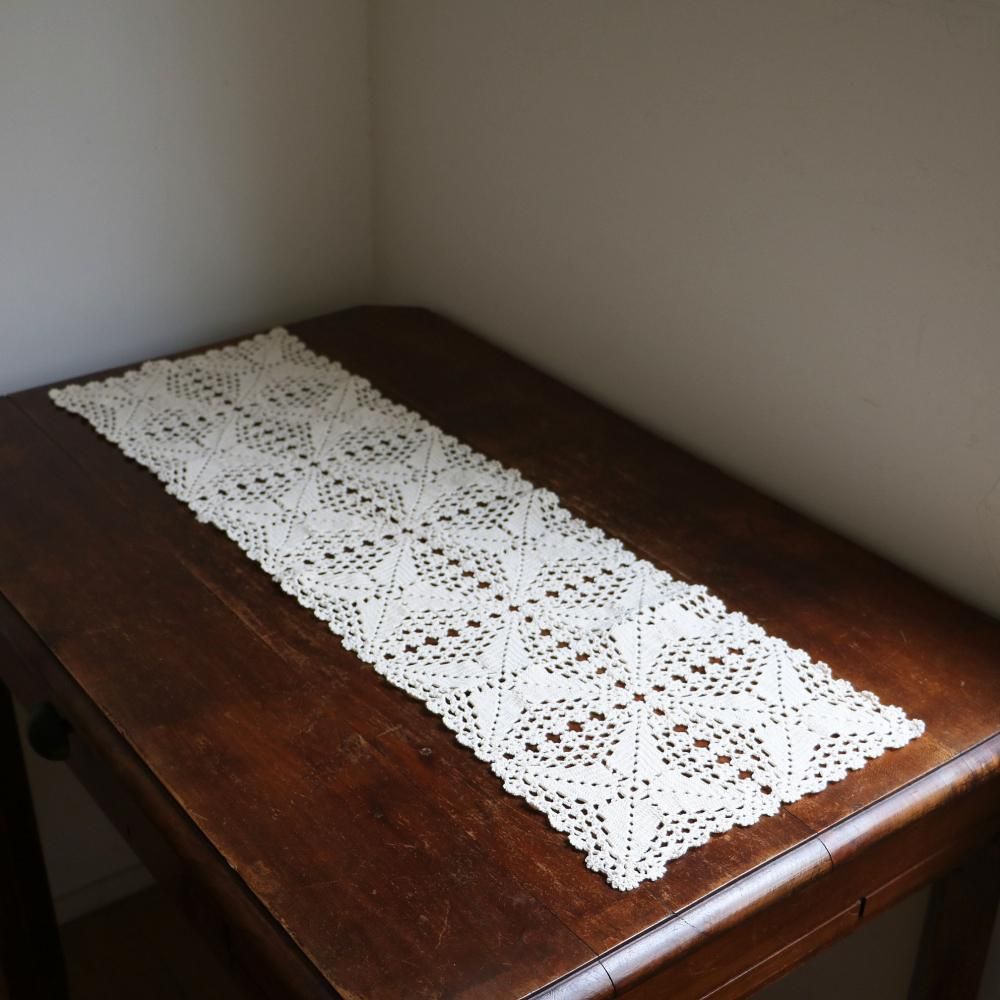 コットン糸のスクエアモチーフつなぎ