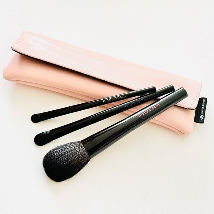 仿古堂 HOUKODOU 高級化粧筆　宙シリーズ 〈３本セット〉ブラシケース 仿古堂 HOUKODOU 高級化粧筆 宙シリーズ 〈3本セット〉ブラシ
