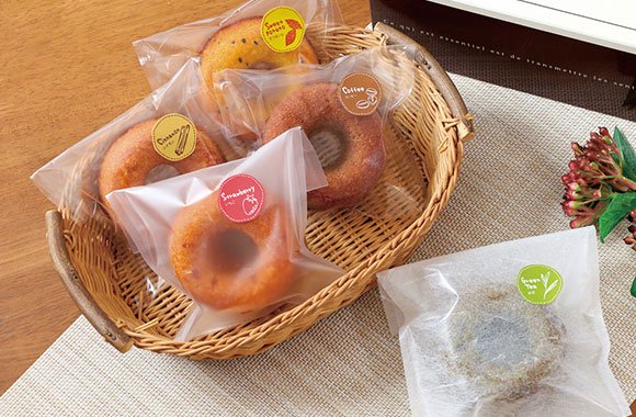 焼きドーナツ向けパッケージの商品一覧ページ