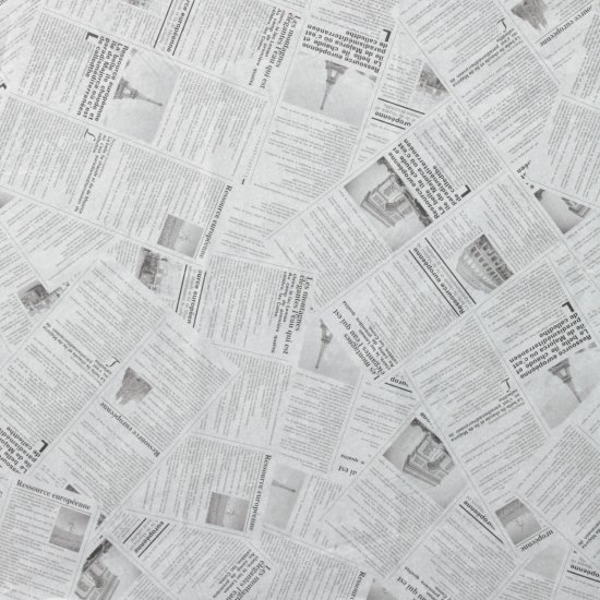 包装紙 ヨーロピアンラッピングペーパー（白） 小 1000枚入 - お菓子・パンのパッケージ通販【プチリュバン】