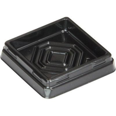 和菓子容器 KH-1 本体 黒 100枚入【蓋 別売り】-お菓子・パン