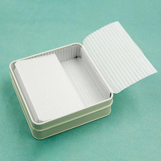 【日本産】 Candy缶 スクエア缶用 グラシン 120枚入【直送品：Z-C】,Candy缶 保存容器・ケース