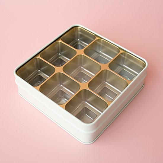 Candy缶 スクエア缶用 9マストレー 60個入【直送品：Z-C】,Candy缶