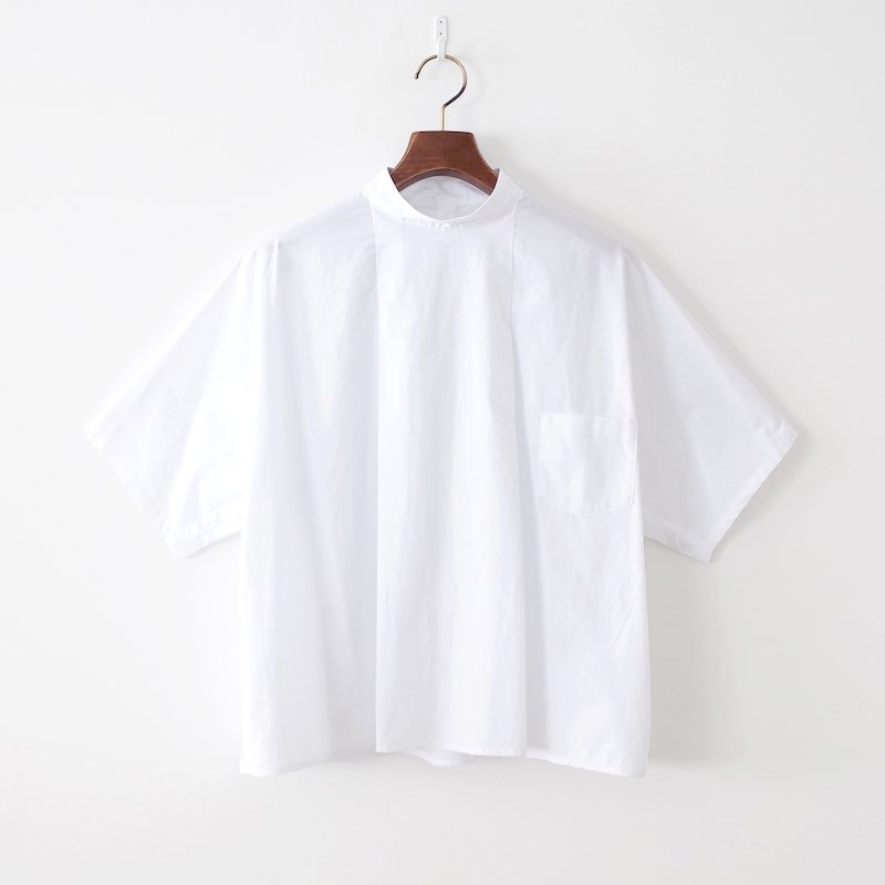 Atelier d'antan アトリエ・ダンタン Vouet ヴーエ Cotton Shirt White