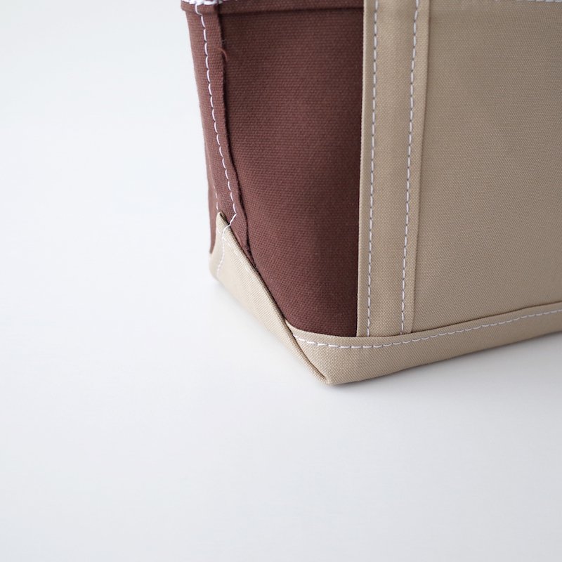 TEMBEA テンベア Tote Bag Pocket Mini トートバッグ ポケット ミニ Brown Light Khaki